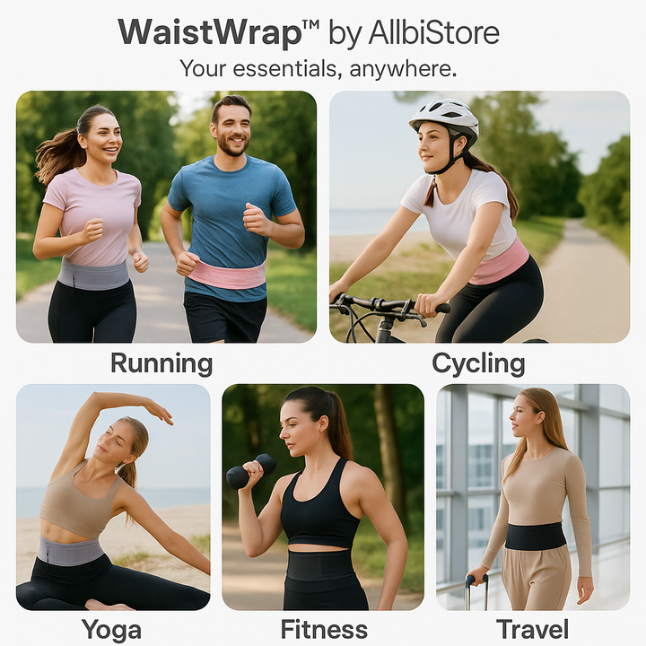 Multifunctional Concealed Waist Bag | WaistWrap™